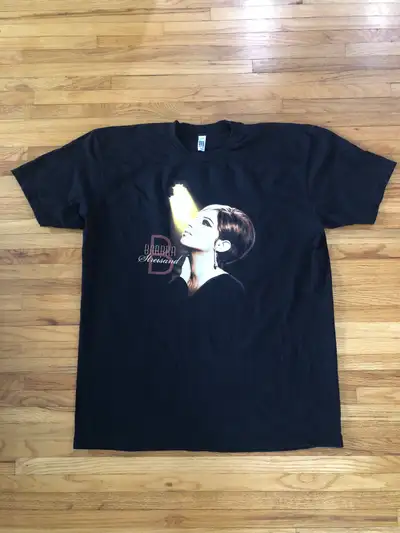 Barbara Streisand Concert T-Shirt (2006). Brand new!! Size: Men’s 2XL (Extra Large). Colour: Black....