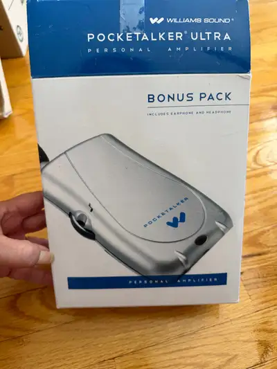 Williams Sound Pocketalker Ultra – Bonus Pack Personal Amplifier, View more