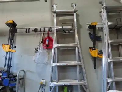 Like new extending ladder from Mastercraft. $100.00