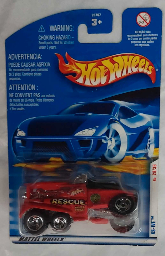  Hot Wheels XS-IVE 2001 1st EDITION RESCUE TRUCK  in Toys & Games in Mississauga / Peel Region