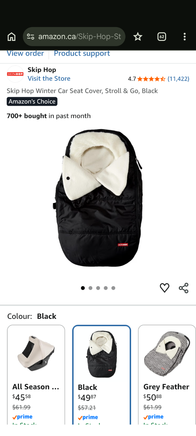 Baby car seat cover in Strollers, Carriers & Car Seats in Edmonton - Image 5