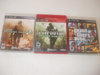 PS3 Call of Duty 2 & 4, Grand Theft Auto 5