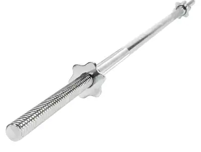 Sunny Health & Fitness 60 Inch Threaded Chrome Barbell Bar, View more