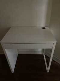  white ikea desk with drawers