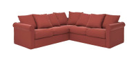 Housse de canapé d'angle rouge 4 places Ikea