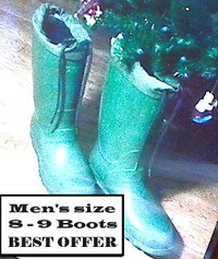 rubber boots (8-9)
