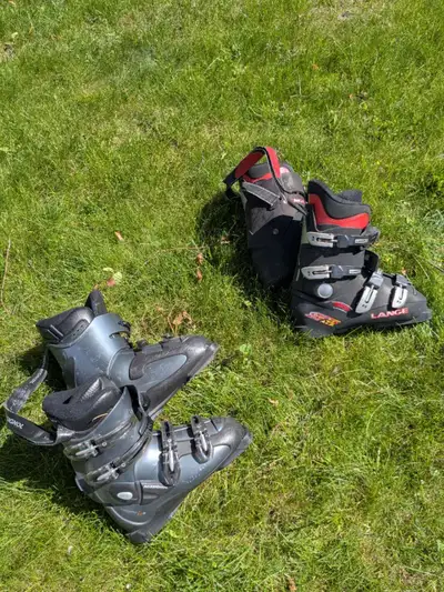 Two pairs of alpine/downhill boots (size: 25cm): $50 each