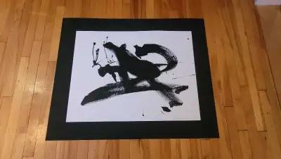 Duo toile 18x24 acrylique artiste peintre Christina Grace original signé 1998 avec # référence Peu v...