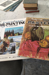 5 Large Booklets Related to Oil/Pastel Painting +More, Get 5/25.