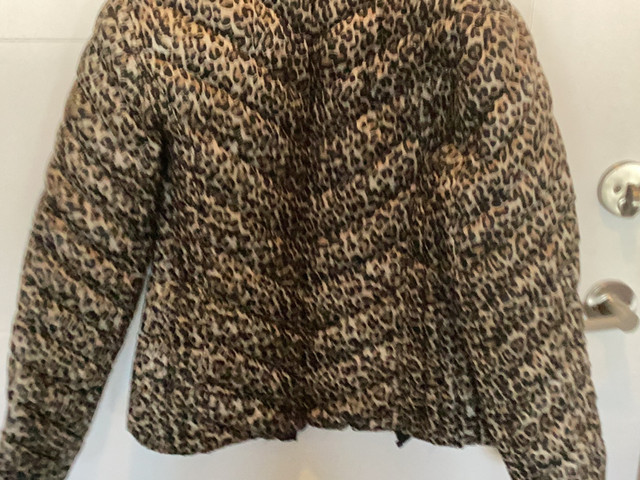Michael Kors Packable Animal Print Lightweight Down Jacket in Women's - Tops & Outerwear in Fredericton