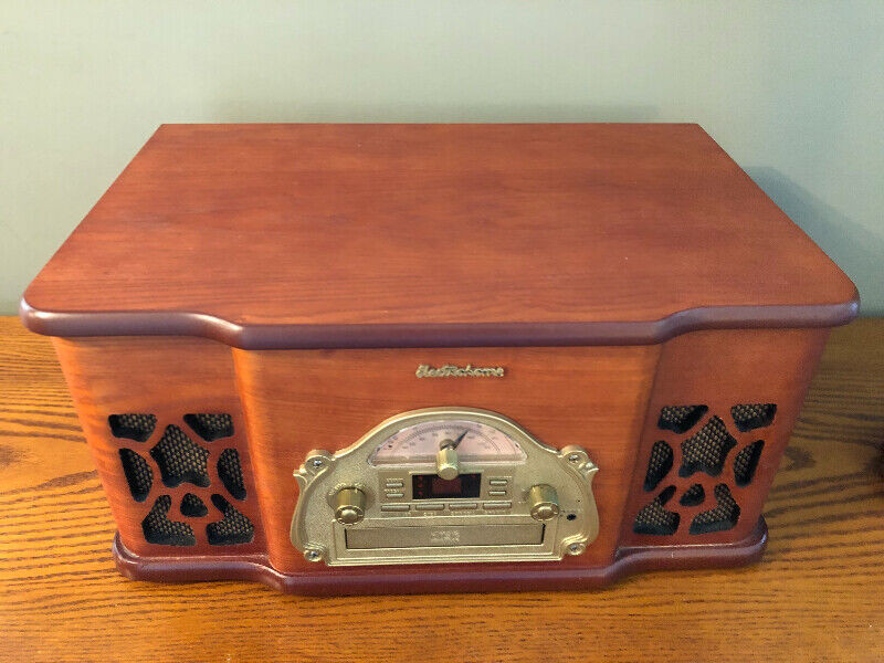 Used, VINTAGE STYLE ELECTROHOME ALL IN ONE CD, RADIO, RECORD PLAYER for sale  