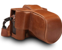 MegaGear MG1551 Genuine Leather Camera Case for Fujifilm X-T3 