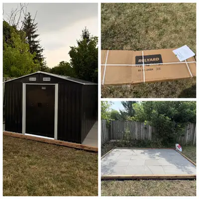 Shed assembly / assembly of shed, View more
