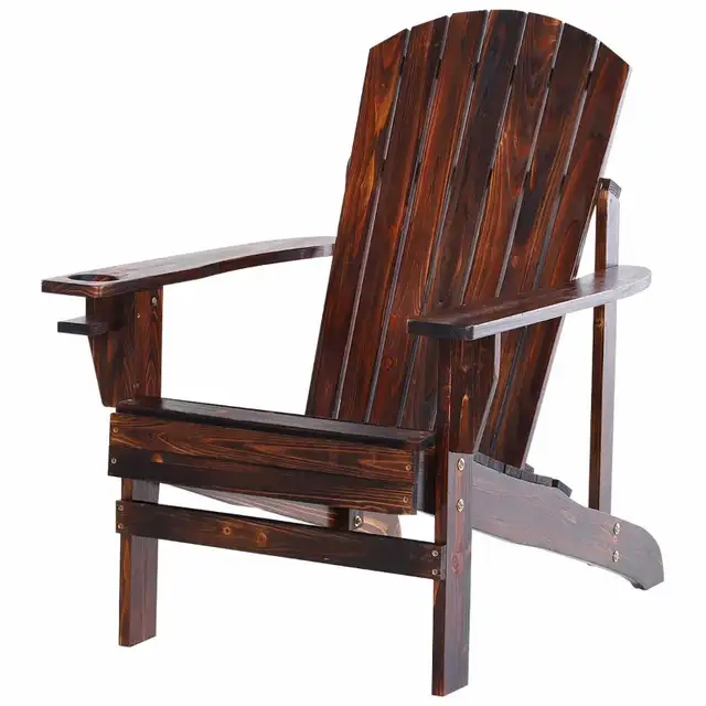 Classic Adirondack Chair Muskoka Chair, Garden Deck Chair with in Patio & Garden Furniture in Markham / York Region - Image 10