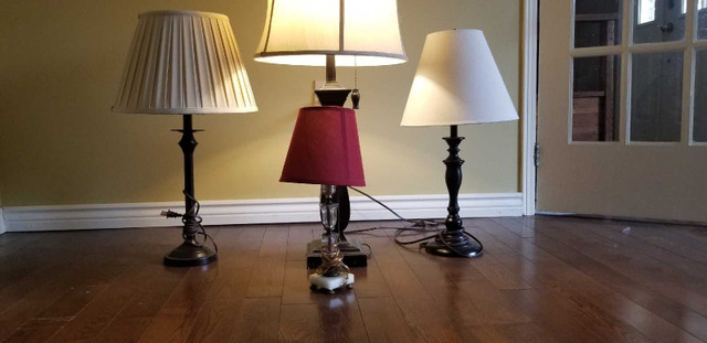 Table lamps in Indoor Lighting & Fans in Barrie