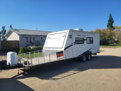 Unique factory built toyhauler. Original owner. Bought new in 2010. Great overall condition other th...