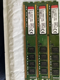 Kingston DDR3 24GB - 3x8GB - Memoire  Ordinateur Desktop Memory 