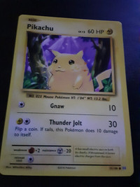 Pikachu Basic Pokemon card 35/108 LV 12 60HP