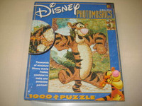 Disney Photomosaic Tigger 1000 Piece Jigsaw Puzzle