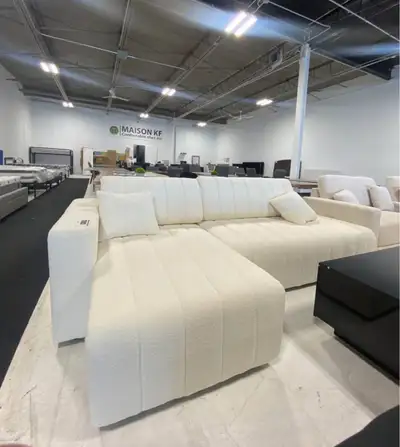 Maison KF White Sectional Sofa, View more