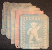 Five Vintage Esmond Doll Blankets