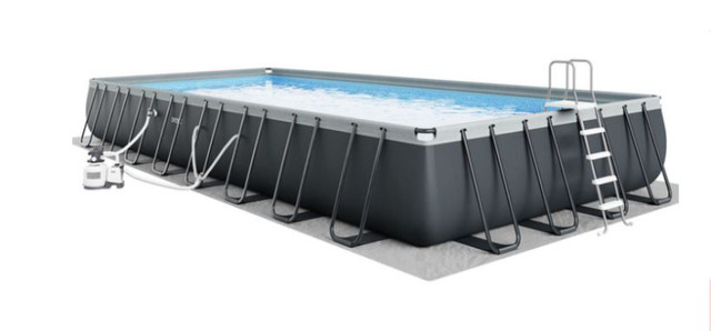 Above Ground Pool w/ Sand Filter Pump & Saltwater System in Hot Tubs & Pools in Kitchener / Waterloo - Image 2