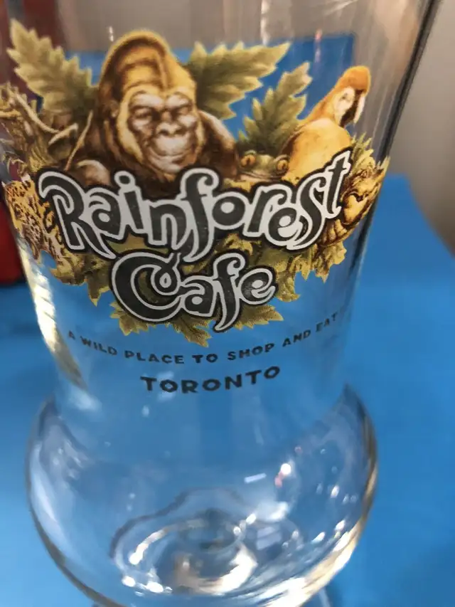 Rainforest Cafe Toronto collectible hurricane Glass$18 in Arts & Collectibles in Markham / York Region - Image 3