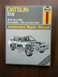 Datsun 510 1978 – 1981 Haynes Owners Workshop Manual
