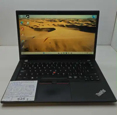 Lenovo ThinkPad T14 i7-1185G7 20Go DDR4 SSD NVMe 256Go, View more