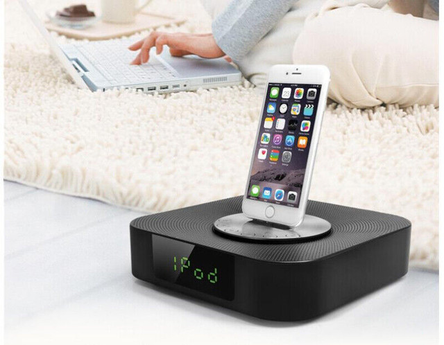 Blackweb Lightning Dock Premium Clock Radio for iPhone5/6 chargi in iPod & MP3 Accessories in Ottawa