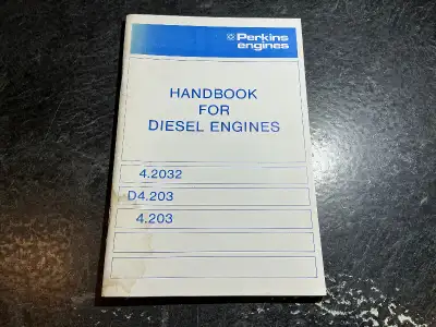 Perkins 4.2032, D4.203, 4.203 Diesel Engine Handbook Maintenance, View more