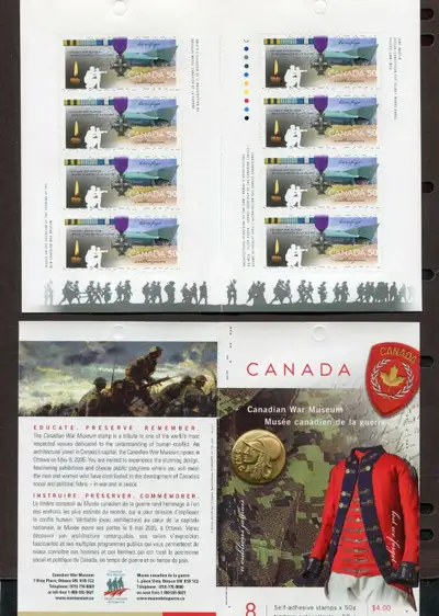 Canada Post Canadian War Museum 2005 Stamps, View more