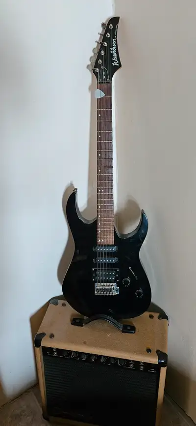 WASHBURN WR120 ROCKER SERIES AND DEAN MARKLEY AMP K-50 PLUS EZ AMP CORD