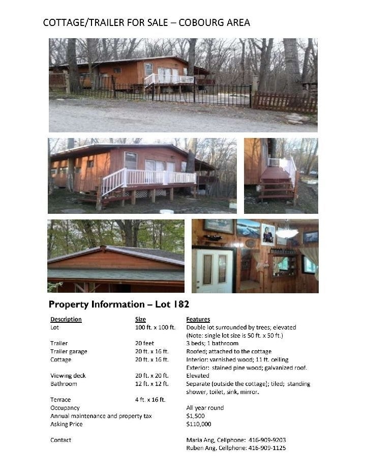 Cottage/trailer for sale Houses for Sale Oshawa / Durham Region