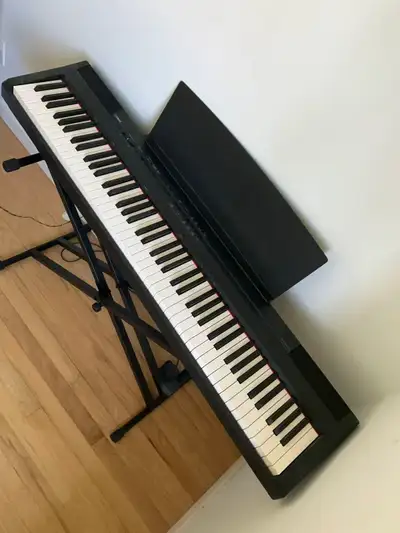 Yamaha P-105 Digital Piano with Stand, View more