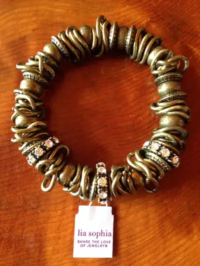 New Lia Sophia Gypsy Stretch Bracelet, View more