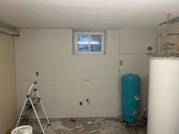 Drywall , mud & tape , paint