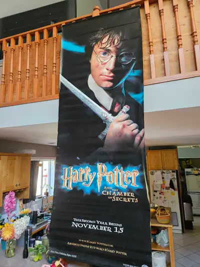 Harry Potter 8ft vinyl cinema poster, View more