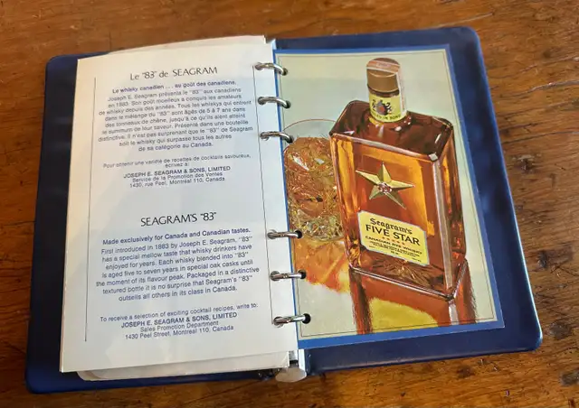 Seagram’s Distillery Sales Guide dès Ventes  in Other in City of Montréal - Image 4
