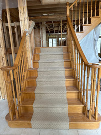Red Oak Wood Staircase 