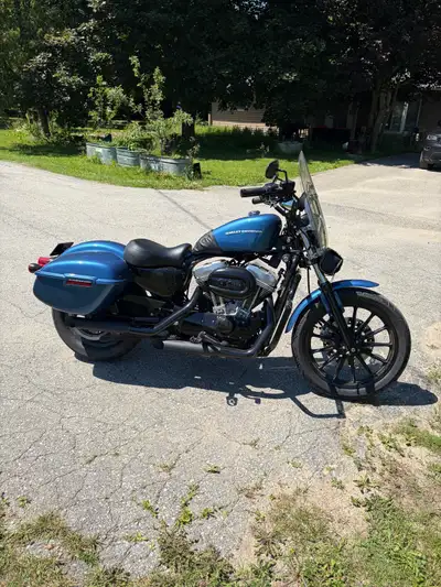 2005 Harley 883 XL Sportster for sale. New Avon Cobra Chrome tires, 28,856 km, Legend front cartridg...