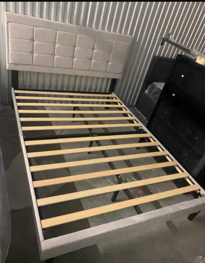 double bed frame available for sale , View more