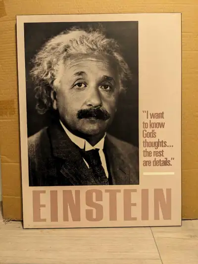 Einstein - Laminated Plaque, View more