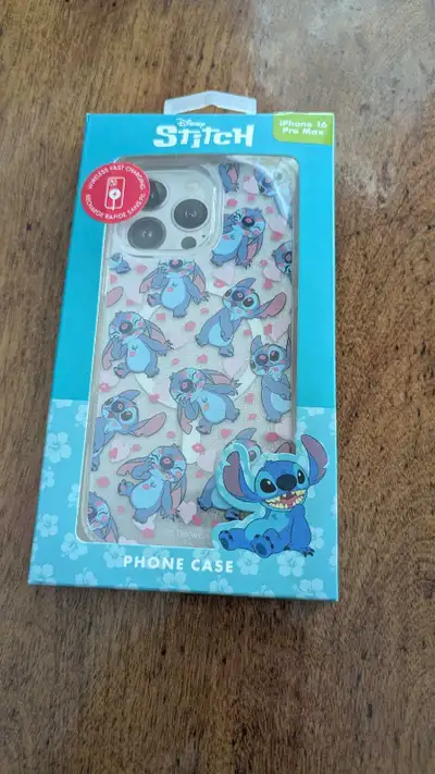 Disney Stitch iPhone 16 Pro Max Case brand new , View more