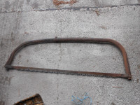 Antique adjustable bow saw