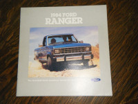 Ford 1984 Ford  Ranger Truck Sales Brochure 1984