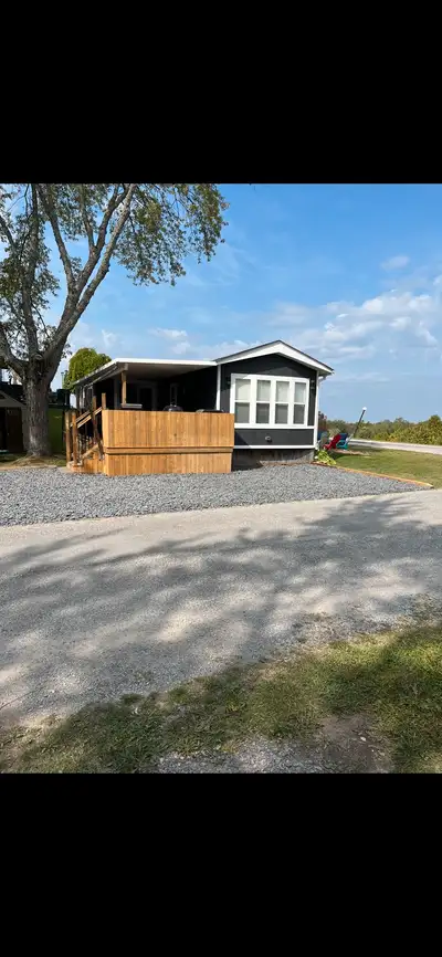 New price!!! Priced to cell!! Completely renovated 2 bedroom park model trailer in skyline resort ch...