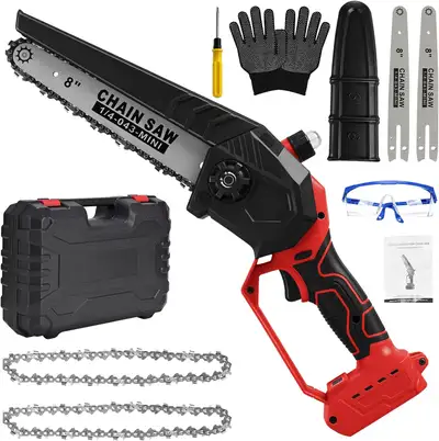 8" Cordless Chainsaw for Milwaukee M18 Battery, Brushless, Auto, View more