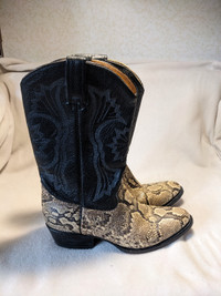Vintage Men's Exotic Cowboy Boots lightly worn like new