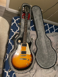 Les Paul epiphone electric guitar + hard shell case 